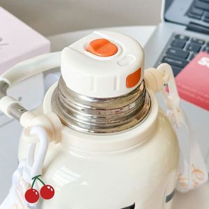 Outdoor Large-capacity Children's Direct-drinking Water <b>Bottle</b> Portable Insulation Stainless Steel <b>Travel</b> Essentials - Product Image 4