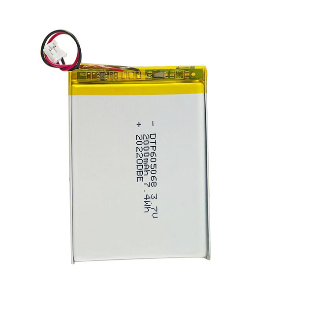 Rechargeable Liquid Battery Smart Mobile Phone 605068 605060 3.7v 2000mAh CE Certified 1000 Cycles
