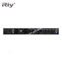 Amplificateur numérique professionnel de scène TD406/TD410 à 4 canaux 1U en métal avec sortie 650/1100W pour utilisation sur scène