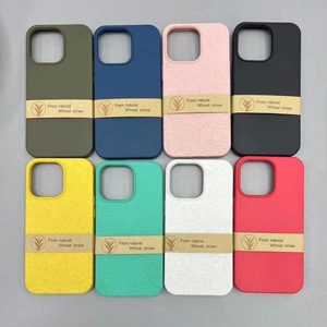 Nouvelle coque de téléphone portable écologique, biodégradable, en TPU de blé, antichoc, avec charge sans fil, <span class=keywords><strong>8</strong></span> couleurs, pour A17 - Product Image 4