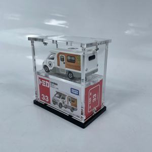 Custom Rectangle Flexible Model Car Display Detachable Acrylic Case with Silk Screen Printing for Home - Product Image 6