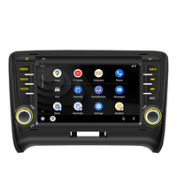 Autoradio Android 4 cœurs avec écran HD 7 pouces, WiFi, Carplay sans fil, Android Auto, radio FM, lecteur DVD pour Audi TT