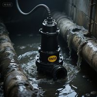 Pompe à eaux usées en fonte anti-usure avec interrupteur à flotteur pour usage agricole et industriel – Offre Spéciale