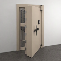 Portes de salle de exposition résistantes aux effraction et au perçage, portes de sécurité pour la protection des objets