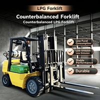 Chariots élévateurs à double alimentation GPL et essence de haute qualité, levée de 3m à 9m pour la logistique d'entrepôt et la manutention en usine