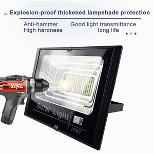 Nouveau <span class=keywords><strong>meilleur</strong></span> <span class=keywords><strong>projecteur</strong></span> <span class=keywords><strong>solaire</strong></span> LED extérieur IP67 50W 400W 500 LED 60W pour jardin avec panneau - Product Image 3