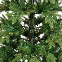 Arbre de Noël artificiel classique en PVC pour l'extérieur, décoration de maison, fournisseur d'arbres de Noël en peluche