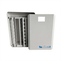 Boîtier de batterie LiFePO4 mural 5kWh 48V 100Ah avec support métallique robuste pour montage DIY
