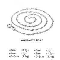 Nouveauté Bijoux Femme Collier Chaîne Serpent Torsadée en Argent Sterling 925 Plaqué Rhodium