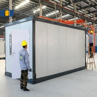Maison préfabriquée modulaire en acier léger pliable à 3 chambres à coucher, économique et moderne