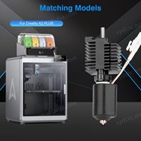 Creality K2 Plus suku cadang 3D Printer aksesoris keramik blok pemanas Hotend Kit untuk Creality K2 Plus