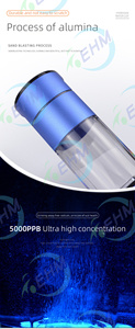 Bouteille d'eau hydrogénée élégante 3000+ Ppb Générateur d'eau hydrogénée pour les produits de santé Flacon d'eau riche en hydrogène - Product Image 5