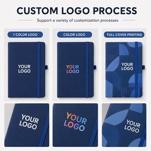 Portable A6 <b>Mini</b> Pocket <b>Notebook</b> With Pu Leather Cover Custom Logo Printed Promotional Company Gift <b>Notebooks</b> Business - Product Image 3