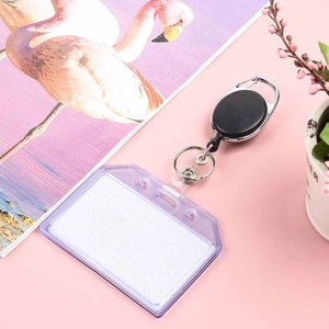Porte-cartes de visite en PVC souple avec fermeture à bouton, design tendance pour usage professionnel - Product Image 4