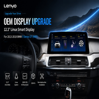 Monitor LCD Layar Sentuh 12.3 inci dengan GPS Resolusi 1920x720 Sistem Android untuk BMW Seri 5 GT 2013-2018 dengan Pemutar Terintegrasi