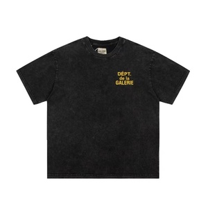 Cotton <b>T</b>-<b>shirt</b> High Quality Solid Color Customized logo Comfortable Oversize Couple Unisex <b>T</b>-<b>shirt</b> - Product Image 6