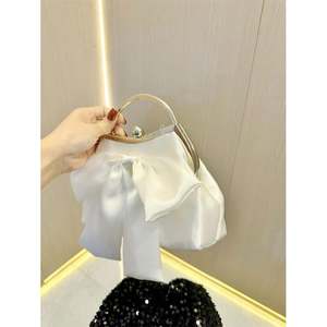 Bolsa de Nuvem Quadrada para Mulheres com Brilho de Cristal de Pedra Diamante, Presente de Aniversário Personalizado com Logo, Bolsas de Cetim para Festas <span class=keywords><strong>2025</strong></span> - Product Image 4