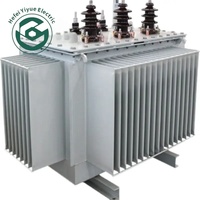 Transformateur immergé dans l'huile triphasé S20 à pertes ultra-faibles 10kV 0.4kV, transformateur de distribution à économie d'énergie, OEM disponible