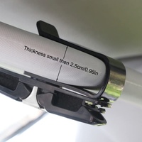 Supports de lunettes pour accessoires de pare-soleil de voiture, support de lunettes de soleil avec Clip de carte de billet