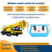 Télécommande radio sans fil pour plateforme de forage, personnalisée en usine, en fibre PA66 de haute qualité, étanche (portée 225m/5km), 11 fonctions