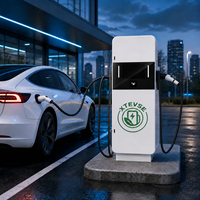 Nouvelle station de recharge DC pour véhicules électriques XTEVSE XT-DC323-60kW 40kW/60kW/80kW à double pistolet de recharge, commerciale, GB/T CCS2, avec écran tactile 7 pouces