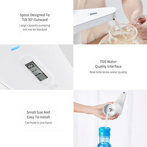 Pompe à eau automatique <span class=keywords><strong>Xiaomi</strong></span> XiaoLang avec interrupteur tactile, rechargeable par USB, distributeur électrique sans fil pour bouteille d'eau - Product Image 6