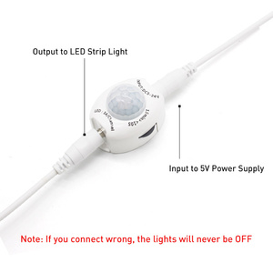 <span class=keywords><strong>Tira</strong></span> de Luces <span class=keywords><strong>LED</strong></span> Flexible de 5V USB con <span class=keywords><strong>Sensor</strong></span> de Movimiento para Cocina, Armario y Escalera con <span class=keywords><strong>Sensor</strong></span> de Encendido/Apagado Automático - Product Image 2