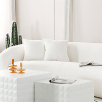 Europäisches Design Minimalistisches Halbmond-Freizeitsofa mit 5 Sitzen Gebogenes Sofa aus Samt für Wohnzimmermöbel