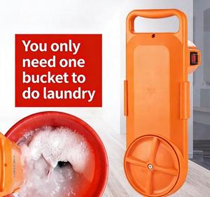 Mini-lave-linge rotatif portable à sens unique, puissant, petit appareil manuel en plastique pour chaussettes de dortoir, modèle d'électronique grand public - Product Image 5
