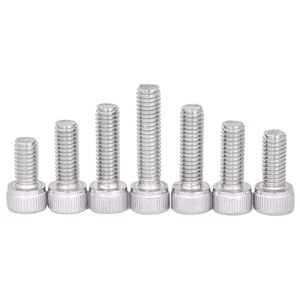 0 #2 #1/4-20 5/16-18 3/8-16 1/2-13 304 A2 thép không gỉ hình lục giác ổ cắm đầu Nắp vít Allen bu lông ANSI-ASME b18.3sh đầy đủ chủ đề - Product Image 1