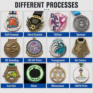 Manufacturer Custom European Carnaval Custom Metal Logo 3D Enamel Festival Souvenir Medallion Medal - Product Image 2