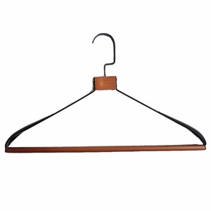 Beech Wood Clothes Hangers Thickened Seamless Rectangle Shape For Adults And Children Pants Hangers - Product Image 3