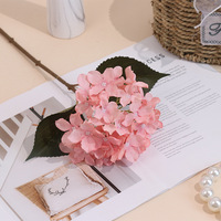 Bunga Sutra Buatan MJ Brand Tangkai Tunggal Hydrangea Kecil Belanda Buatan Tangan Tahan Lama Berkualitas Tinggi Dekorasi Rumah Hari Valentine