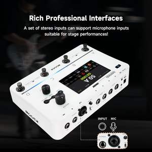 MOOER GS1000 Processore Multi-Effetto per Chitarra con Amplificatore, Doppia Catena, Ingresso Microfonico XLR, Touch Screen, Oltre 350 Effetti, Pedale con 120 Campioni Musicali - Product Image 4