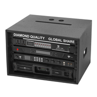 Ensemble de haut-parleurs de karaoké Diamond Six-In-One Professional Audio, caisson de basses passif de 12 pouces 1200W, pour scène, mariage, DJ, son haute résolution