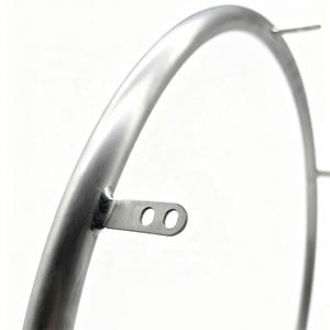 24인치 19mm 튜브형 경량 T1 티타늄 합금 핸드림 6탭 휠체어 핸드림 (24인치 휠체어 부품용) - Product Image 5