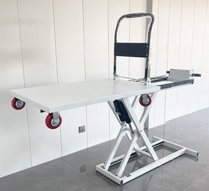 Yeni 150KG ağır elektrikli kargo Powered palet taşıyıcı DC Motor hidrolik asansör makaslı Platform masa kapalı/açık kullanım - Product Image 3