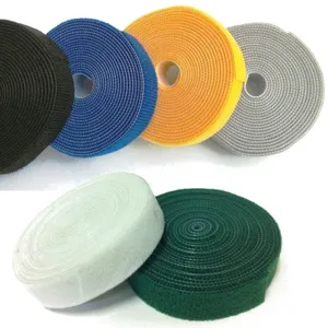 Hot Sale POLYESTER / NYLON Cable Management Tape Garden Home DIY Velcroes Sustainable Back To Back Hook And Loop Tape