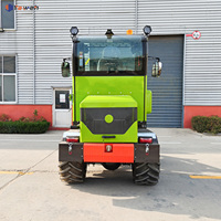 Mini Caricatore a Ruote di Alta Qualità 600kg 800kg 1 Tonnellata, Articolato Frontalmente, Compatto per Fattoria, Piccolo Caricatore Diesel 4x4