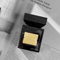 Diffuseur de parfum en verre aromatique noir de luxe vide de 100 ml, nouveau design, avec bouchon en bois