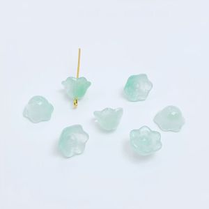 Accesorios de Joyería DIY, Material para Pulseras y Collares con Forma de Flor de Orquídea Amatista de 7*12 mm - Product Image 4