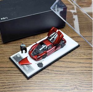 Modèle de roi 1:64 <span class=keywords><strong>Enzo</strong></span> métal rouge, ouvrable couvert, ornement de modèle de voiture en alliage authentique - Product Image 2