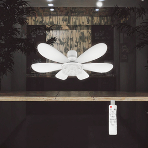 40W Đơn Giản Có Thể Tháo Rời Pha Lê Đèn Quạt Cho Hộ Gia Đình Đầy Màu Sắc Hoa Hình Cánh Quạt Với Điện Cắm Cho Phòng Khách Trần - Product Image 3