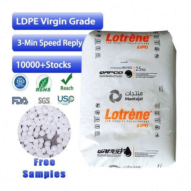 LDPE LGA 105 Virgin LDPE Plastic Raw Material Low Density Polyetylene Factory Material for Blown Film