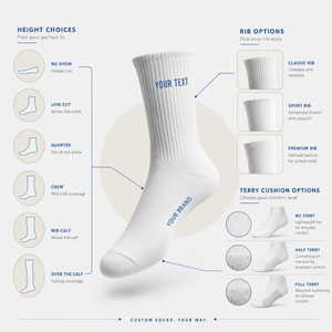 Men Women Cotton Long Socks Wholesale Custom Logo New Design Different Color Thickened Casual Breathable Sports Socks - Product Image 2
