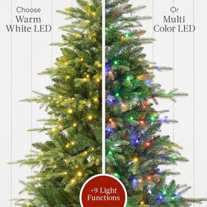 <span class=keywords><strong>Sapin</strong></span> de Noël en aspens de haute qualité, 6-9 pieds, pré-éclairé, réaliste, type <span class=keywords><strong>sapin</strong></span> noble, avec micro-lumières LED blanches multicolores - Product Image 6