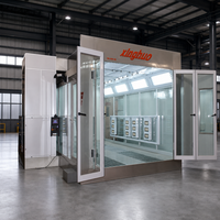 Cabina de Pintura Diésel Premium de 43kw, Económica y de Alta Calidad, 80 ° Cabina de Pintura para Autos C Baking con Iluminación de 800 lux y Certificación CE