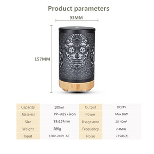 <span class=keywords><strong>Flash</strong></span> sọ Đen sắt kim loại khuếch tán, ngọn lửa ánh sáng kim loại 100ml Tinh dầu khuếch tán cho kỳ nghỉ - Product Image 3