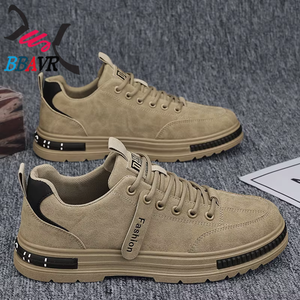Botines Casuales de Trabajo Retro de PU Transpirables con Banda Elástica para Primavera y Otoño - ¡Gran Venta Directa de Fábrica! - Product Image 2