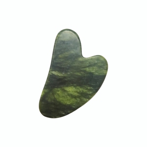 Tabla de Gua Sha de Jade Xiuyan, Herramienta de Belleza de Jade Verde Natural - Product Image 1